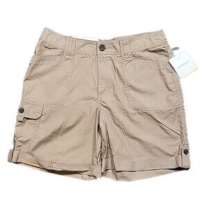 Croft And Barrow Natural Fit Womens NWT Cargo Safari Shorts 12